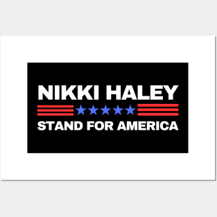 NIKKI HALEY STAND FOR AMERICA Posters and Art